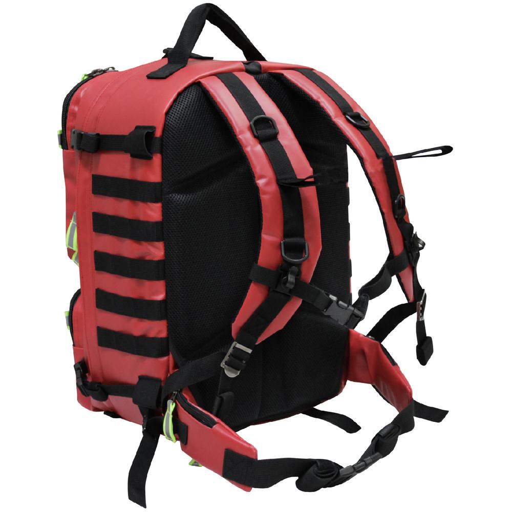 Fluid-Resistant Tarpaulin Rescue & Tactical EMS Bag, Red. Picture 5