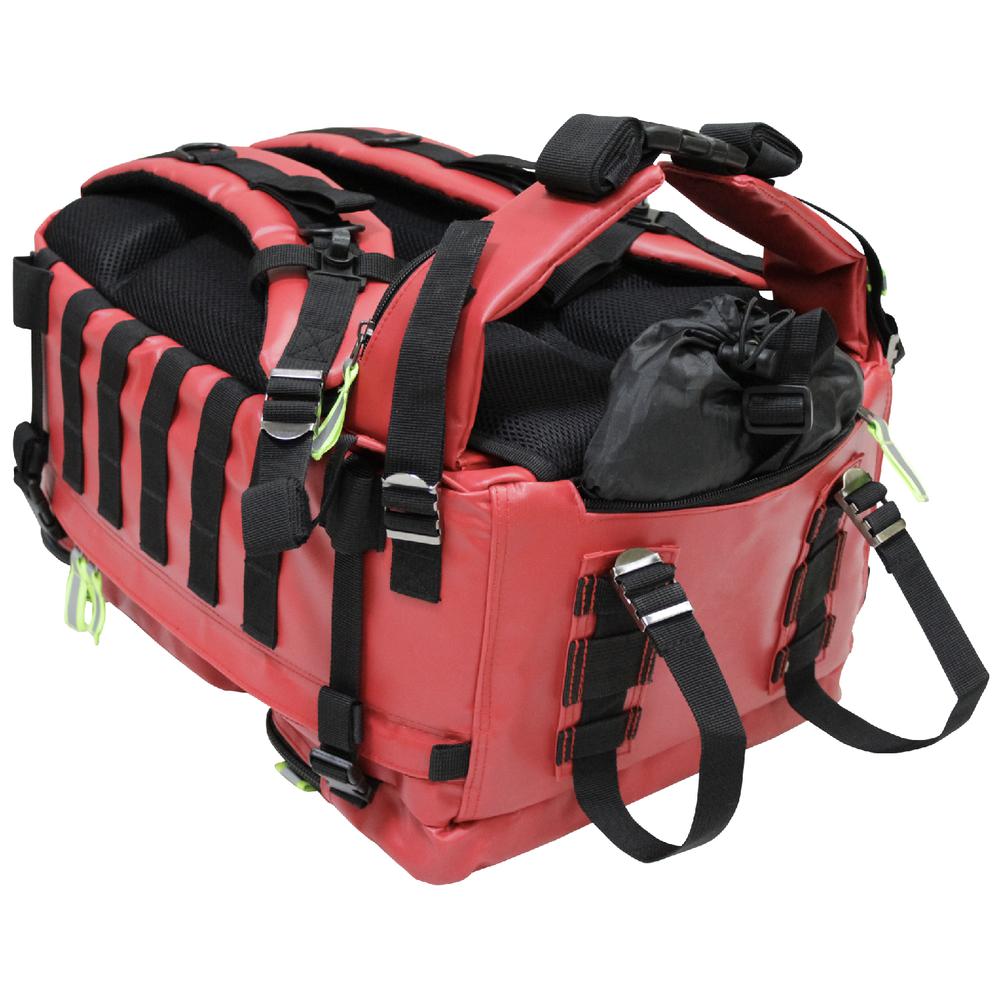 Fluid-Resistant Tarpaulin Rescue & Tactical EMS Bag, Red. Picture 6