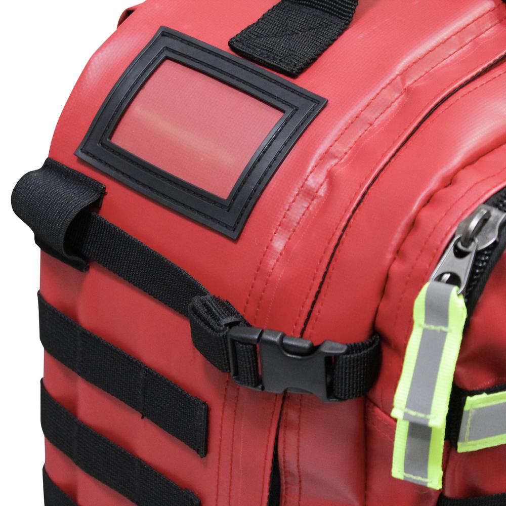 Fluid-Resistant Tarpaulin Rescue & Tactical EMS Bag, Red. Picture 10