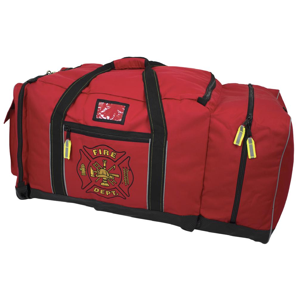 Firefighter Gear Bag, Red. Picture 1