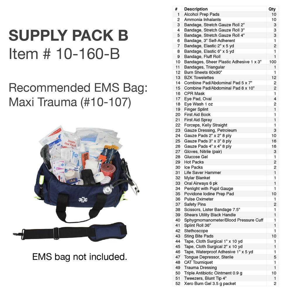 Medical Supply Pack B. Picture 2