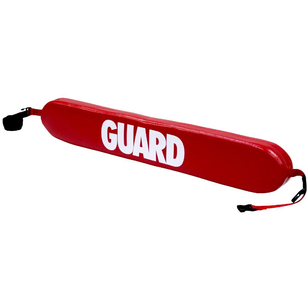 40" Rescue Tube with Plastic Clips and GUARD Logo, Red. Picture 2