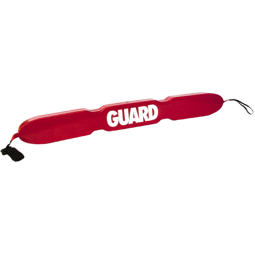 53" Cut-a-way Rescue Tube with GUARD Logo, Red. Picture 1