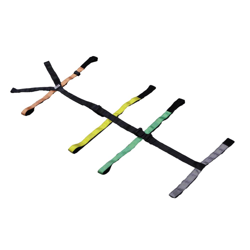Color Coded 10-PT Patient Restraint Spineboard Straps. Picture 1