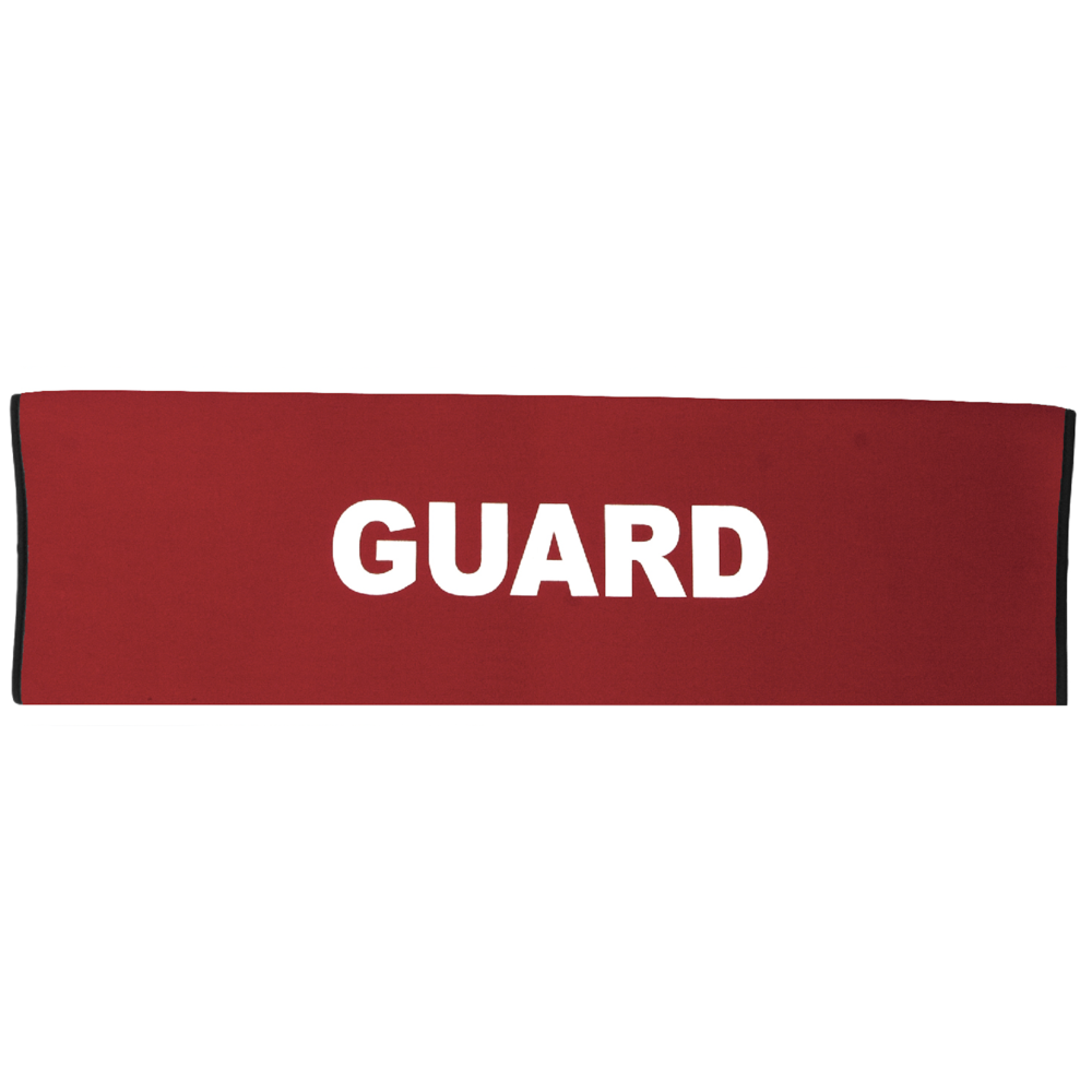 Rescue Tube Cover with GUARD logo, Red. Picture 1