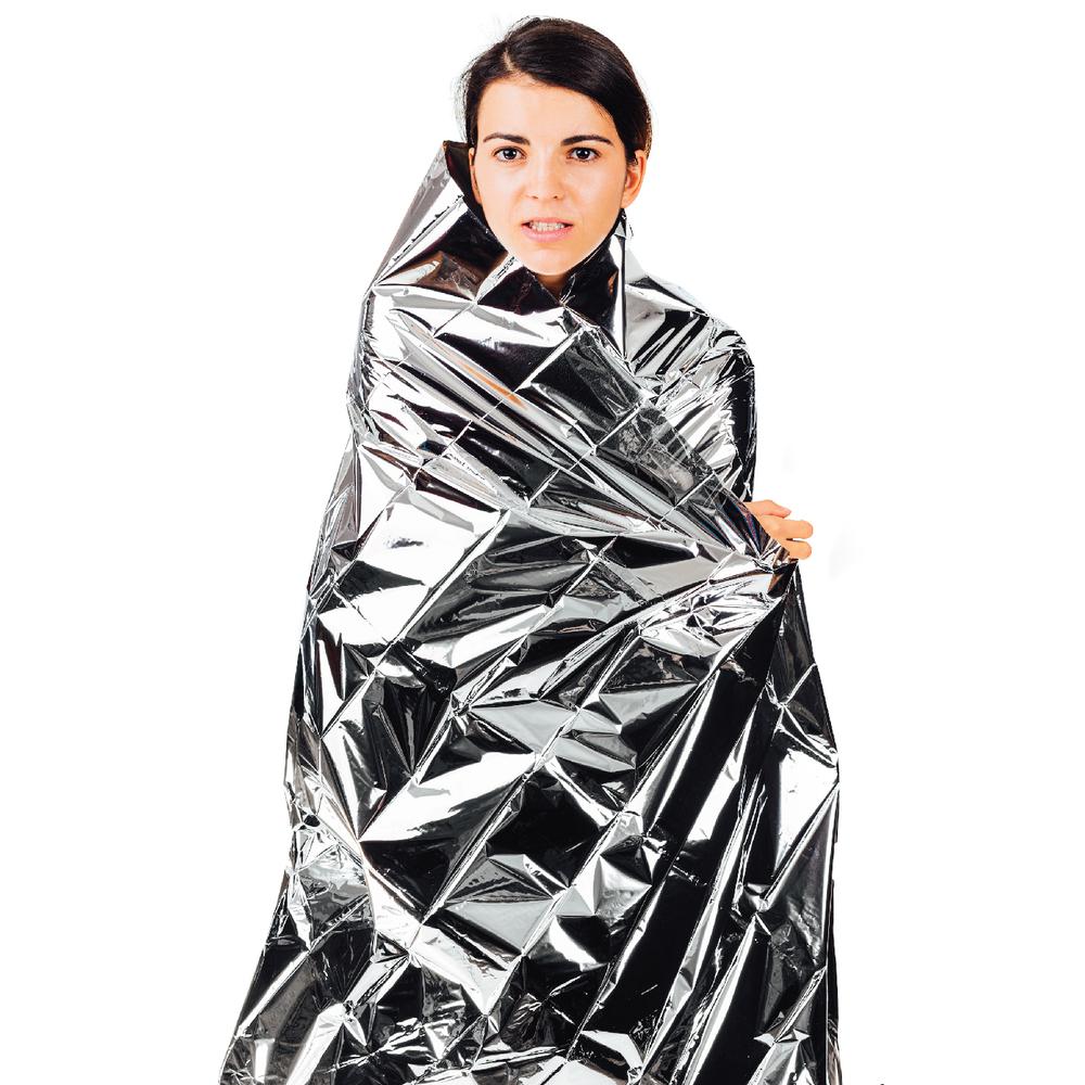 Mylar Foil Emergency Thermal Blanket. Picture 2