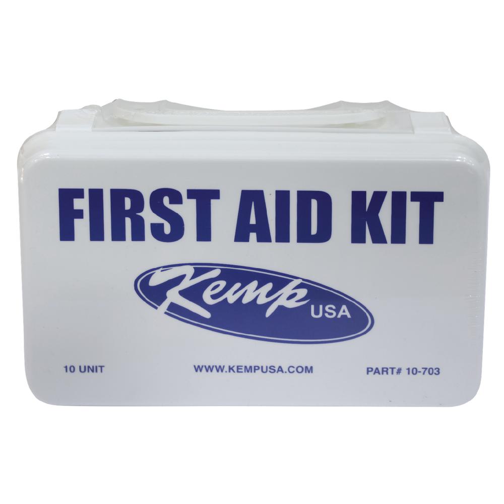 10 Unit, 10 Person First Aid Kit. Picture 1
