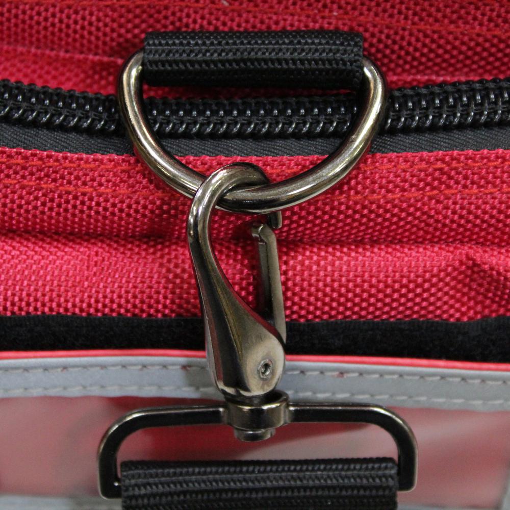 Premium Large Professional Trauma Bag, Red. Picture 8