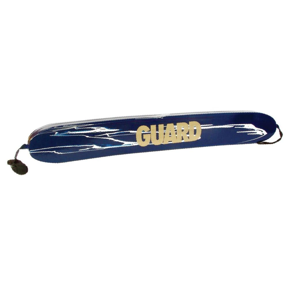 50" Rescue Tube with GUARD Logo, Navy with White Splash. Picture 1