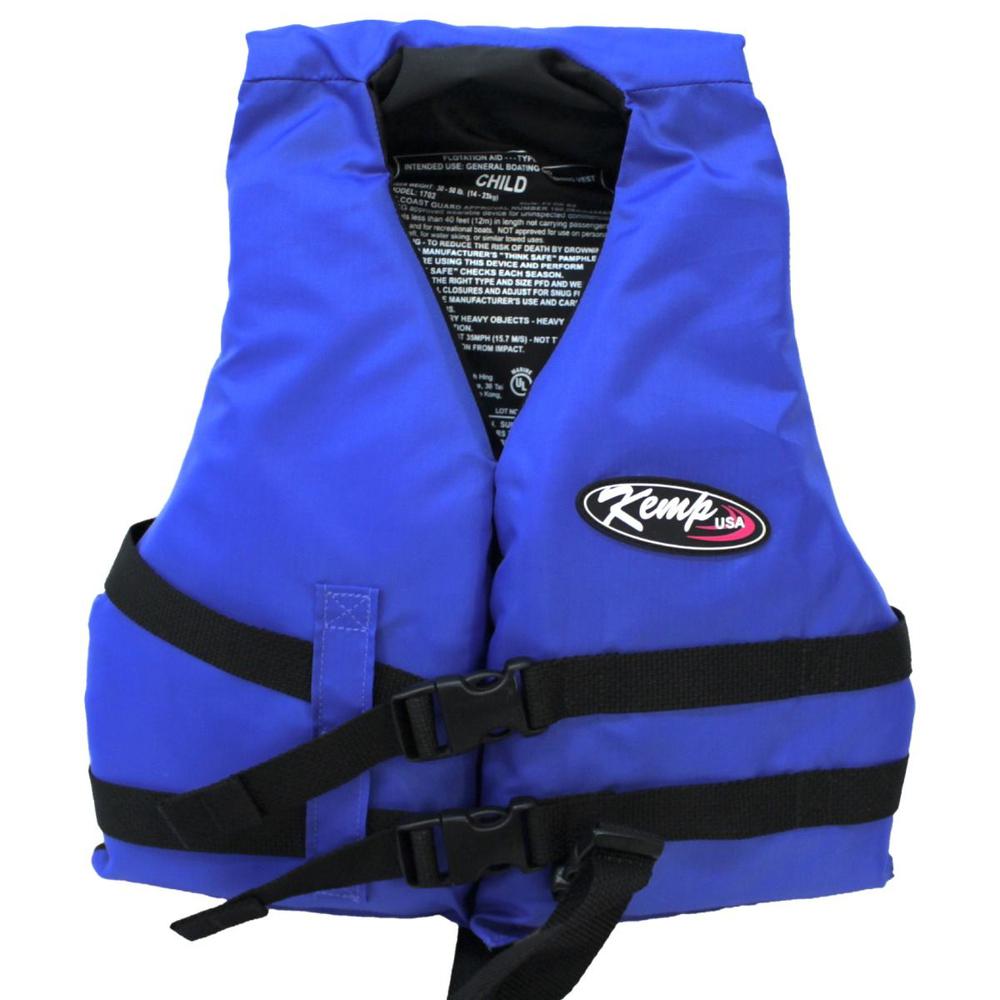 Life Jacket, Blue, Child. Picture 1