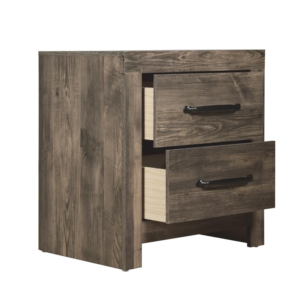 Misty Lodge Nightstand- Greige. Picture 4