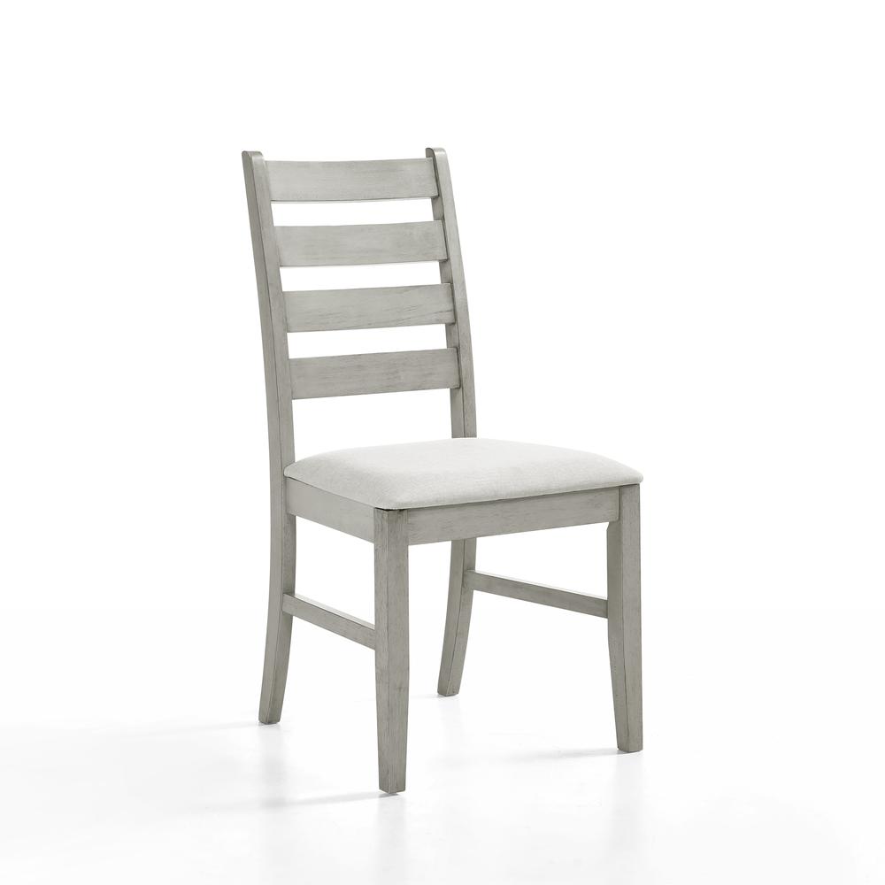 Furniture Pascal Wood Dining Chair in Driftwood (Set of 2). Picture 3