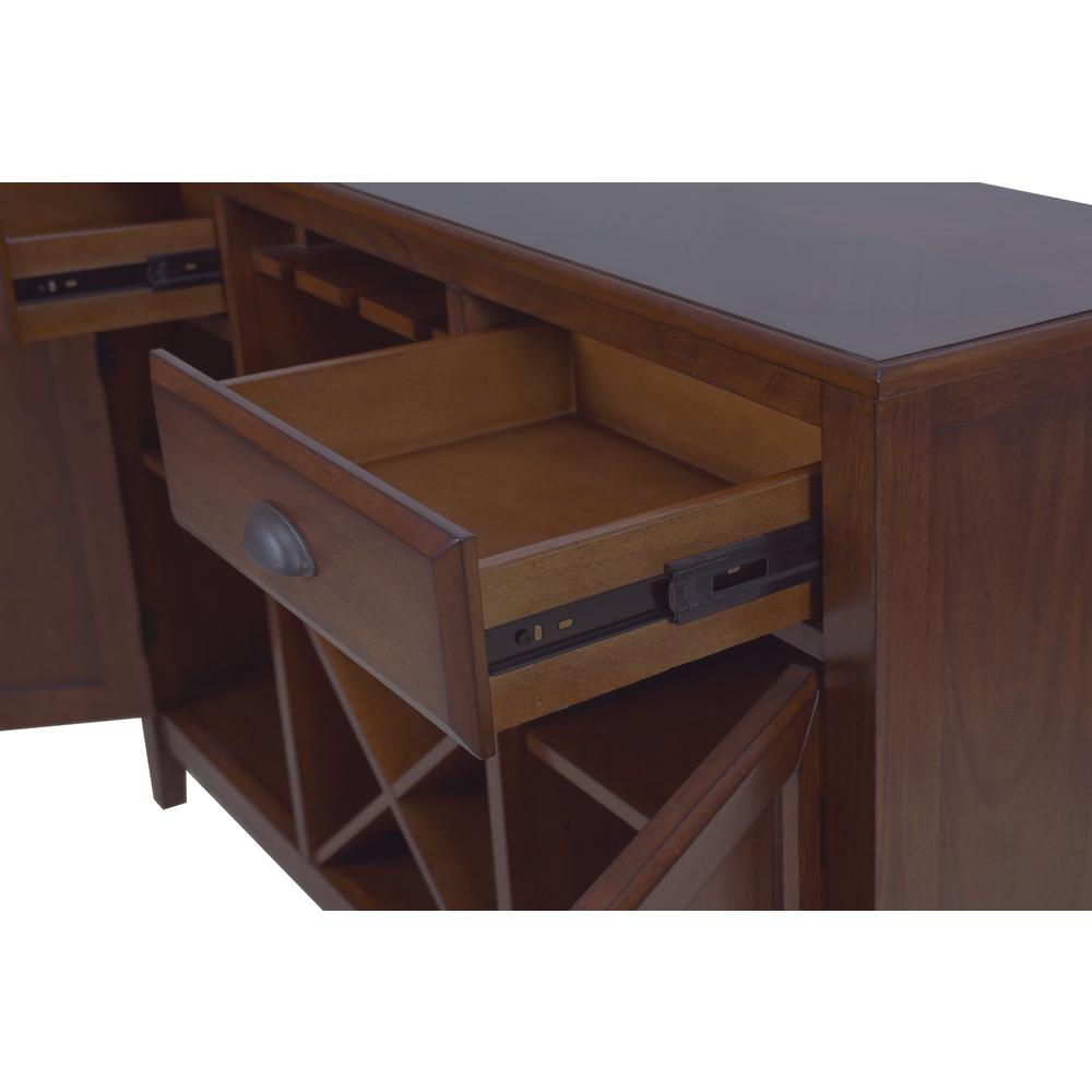 Furniture Bixby Traditional Solid Wood Server in Brown. Picture 6