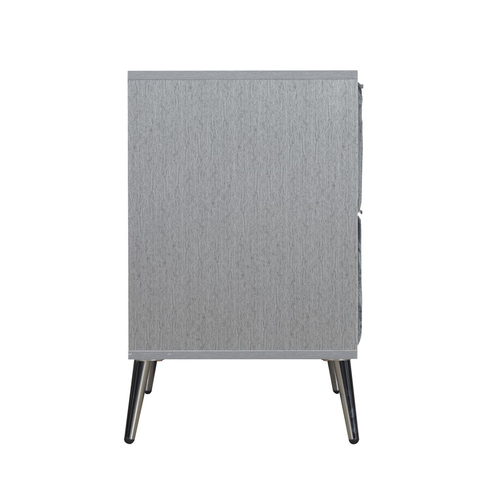 Kailani Nightstand- Gray. Picture 3