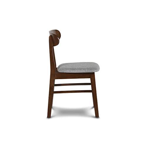 Morocco Light Gray Solid Wood Dining Chair (Set of 6). Picture 4
