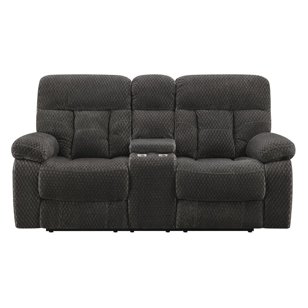 Bravo Console Loveseat W/ Pwr Fr-Charcoal. Picture 2