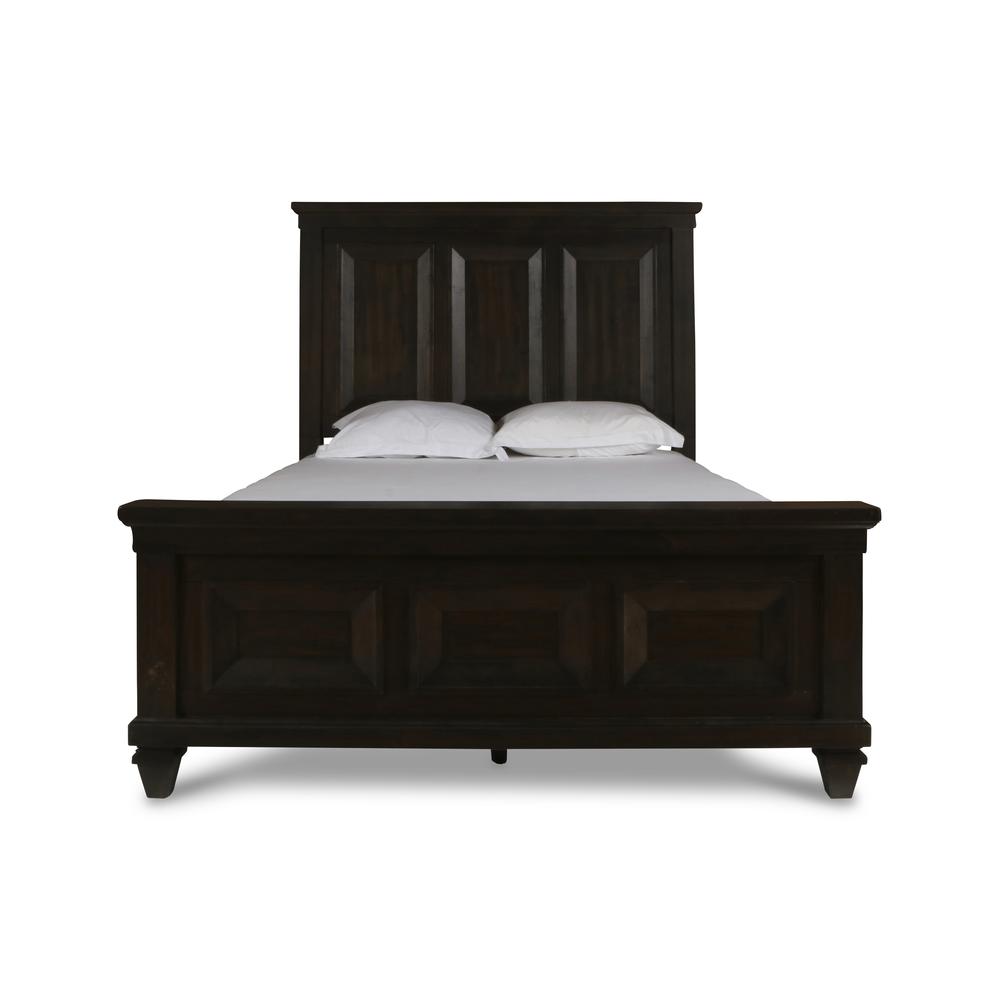 Furniture Sevilla Contemporary Wood King Bed in Walnut. Picture 2