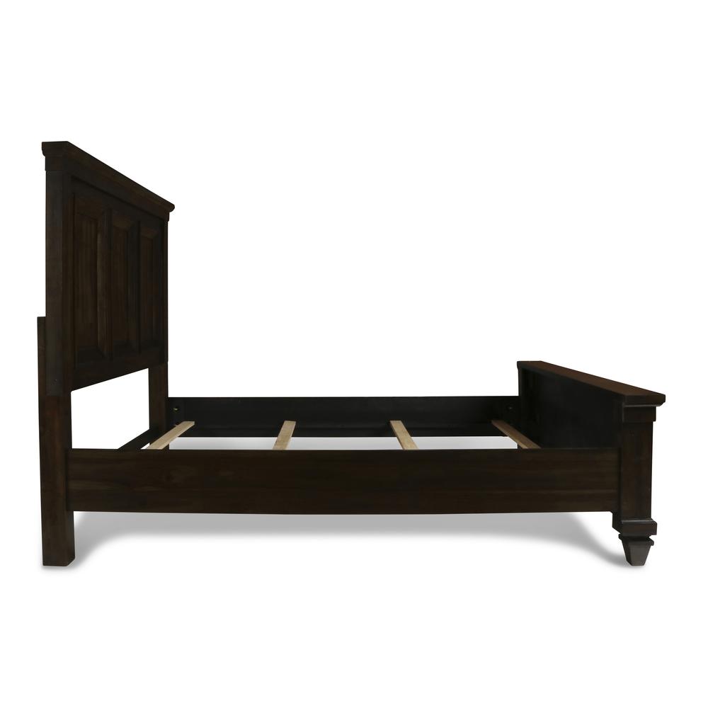 Furniture Sevilla Contemporary Wood King Bed in Walnut. Picture 3