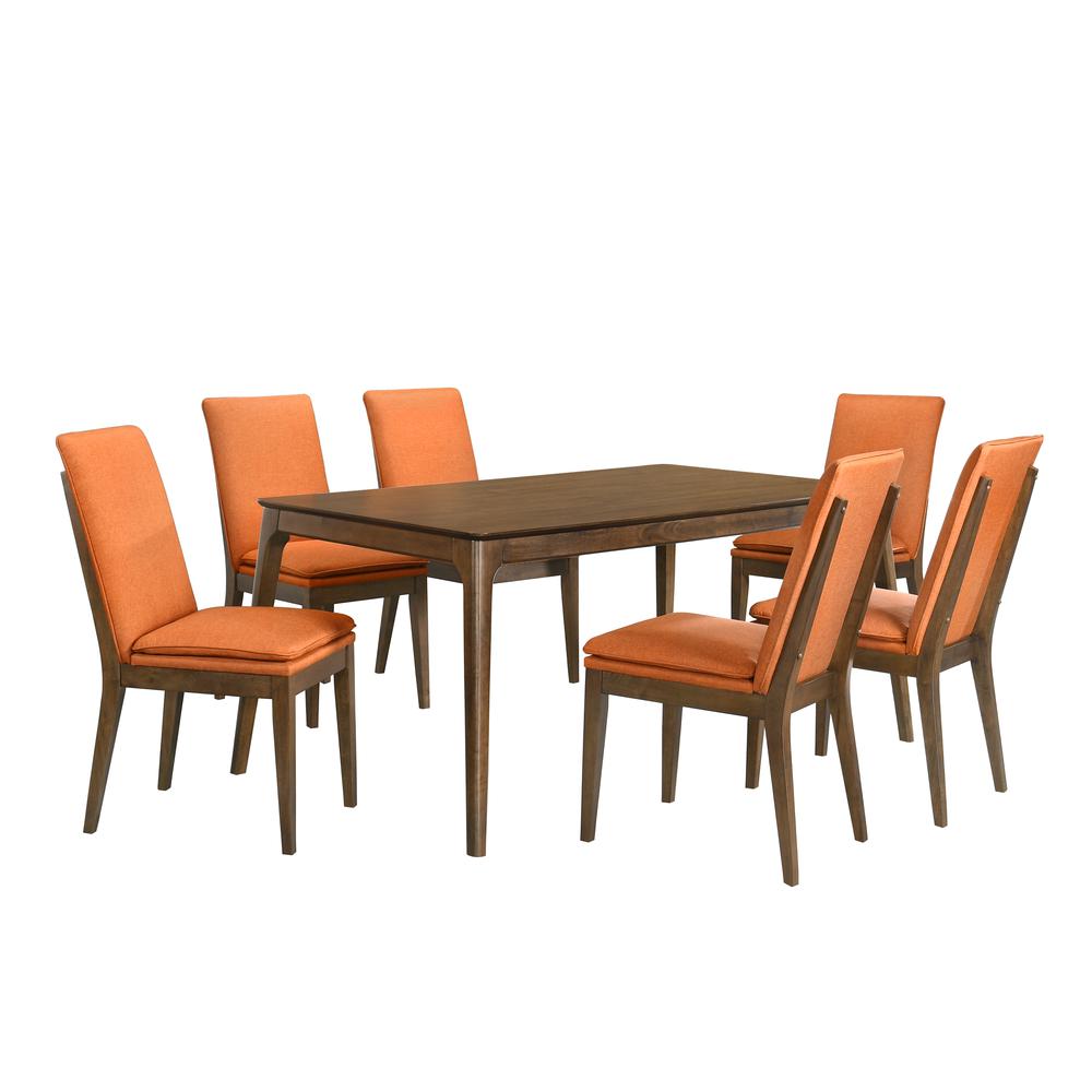 Maggie Dining Table W / 4 Natural Chairs. Picture 7