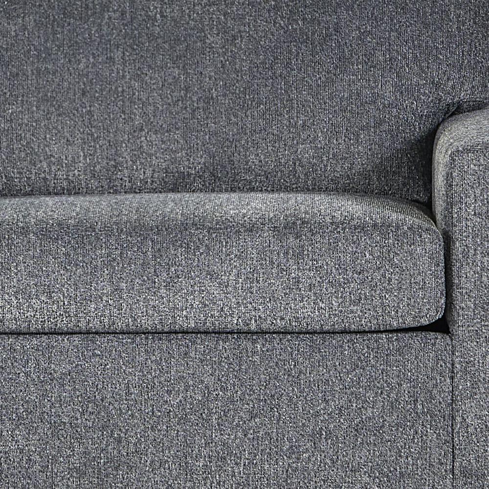 Kylo Ash Gray Polyester Fabric Sofa Couch. Picture 3