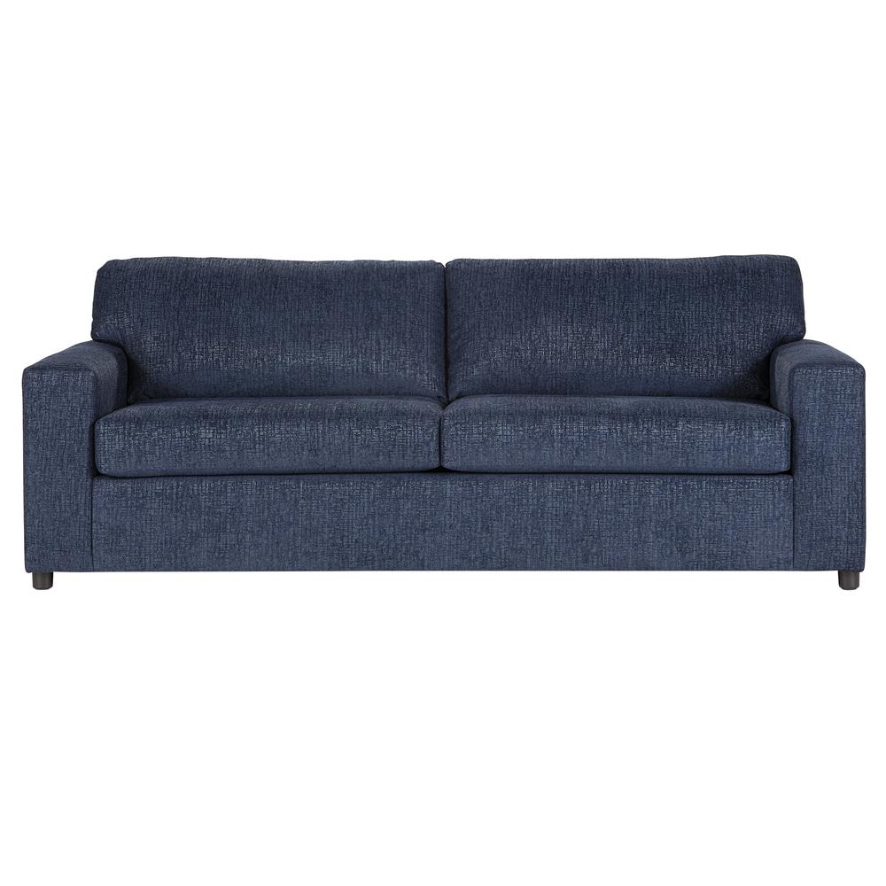 Kylo Blue Polyester Fabric Sofa Couch. Picture 1