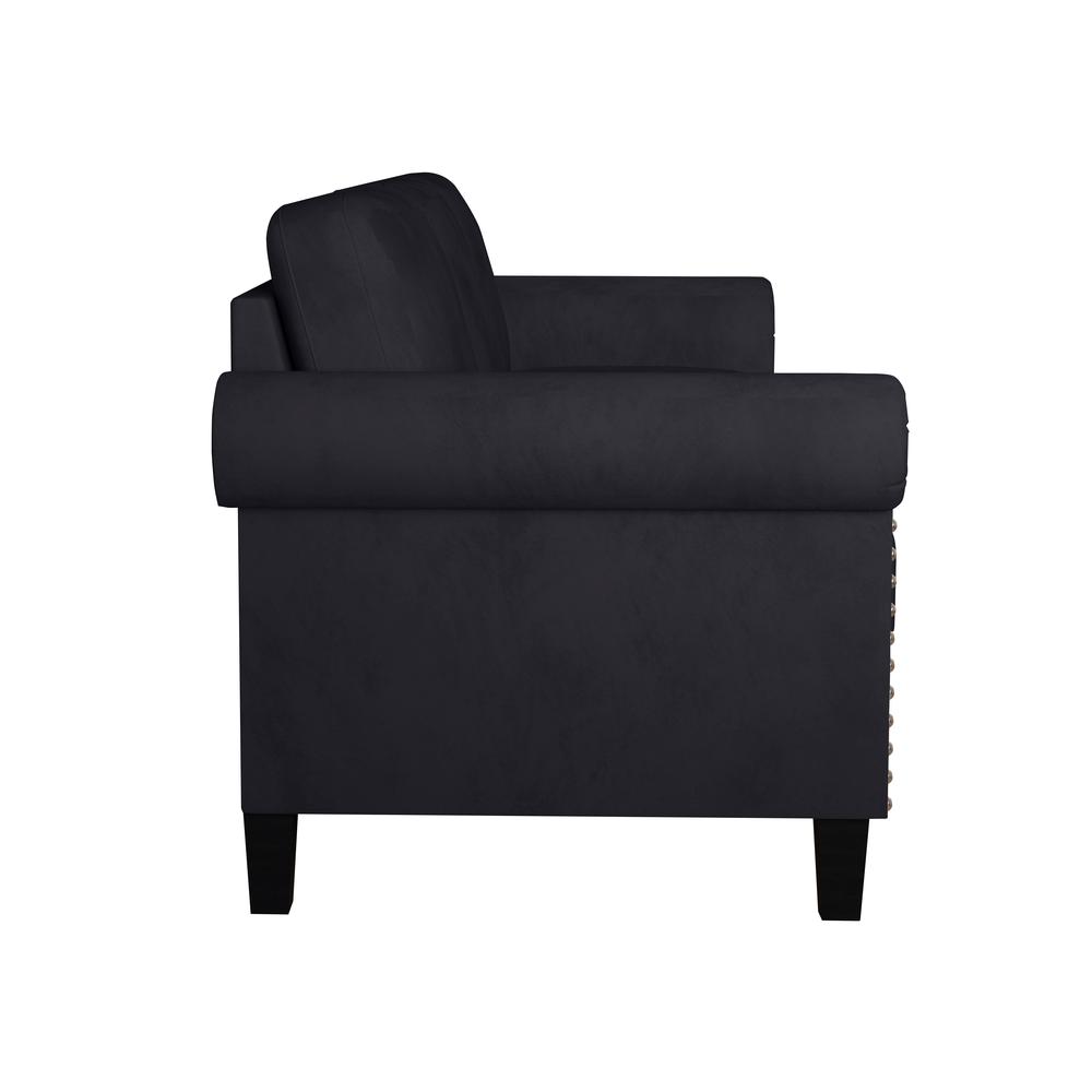 Alani Accent Chair-Black. Picture 3