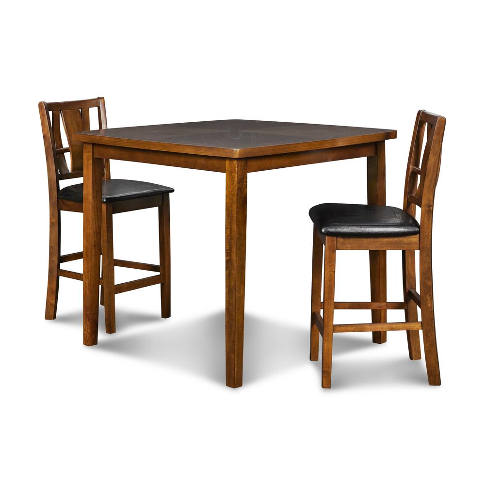 Furniture Dixon 5-Piece Counter Height Dining Set in Dark Espresso. Picture 3