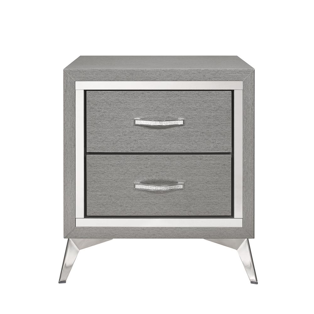 Huxley Nightstand-Gray. Picture 2
