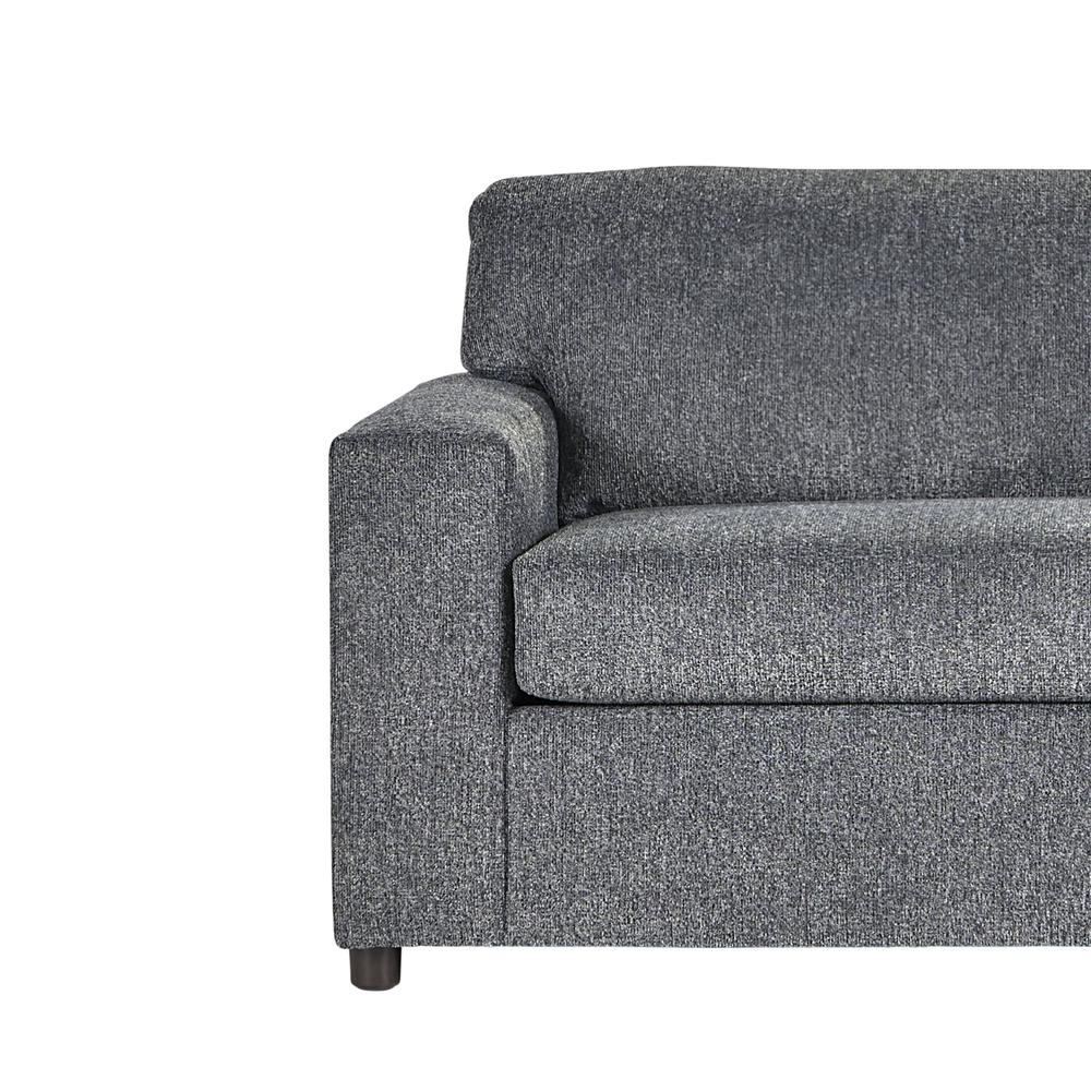 Kylo Ash Gray Polyester Fabric Sofa Couch. Picture 2