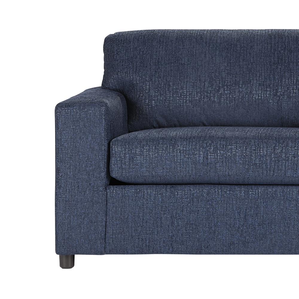 Kylo Blue Polyester Fabric Sofa Couch. Picture 2