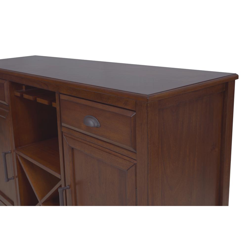 Furniture Bixby Traditional Solid Wood Server in Brown. Picture 7