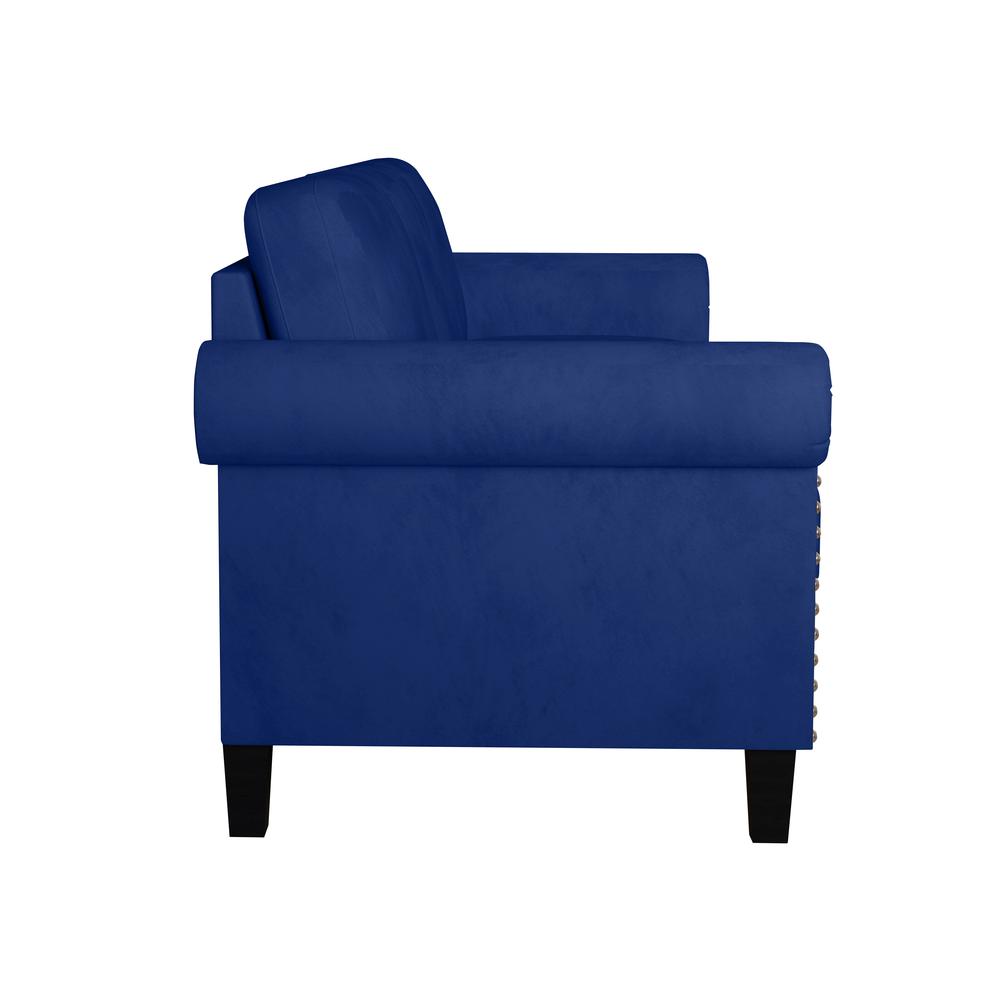 Alani Accent Chair-Deep Blue. Picture 3