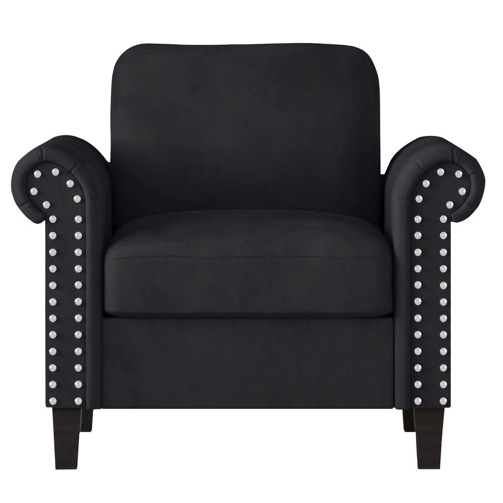 Alani Accent Chair-Black. Picture 2