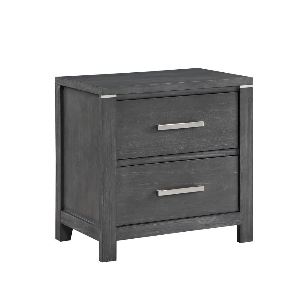 Odessa Nightstand-Charcoal. Picture 1