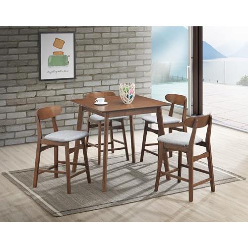 Morocco Dark Gray Solid Wood Dining Chair (Set of 4). Picture 8