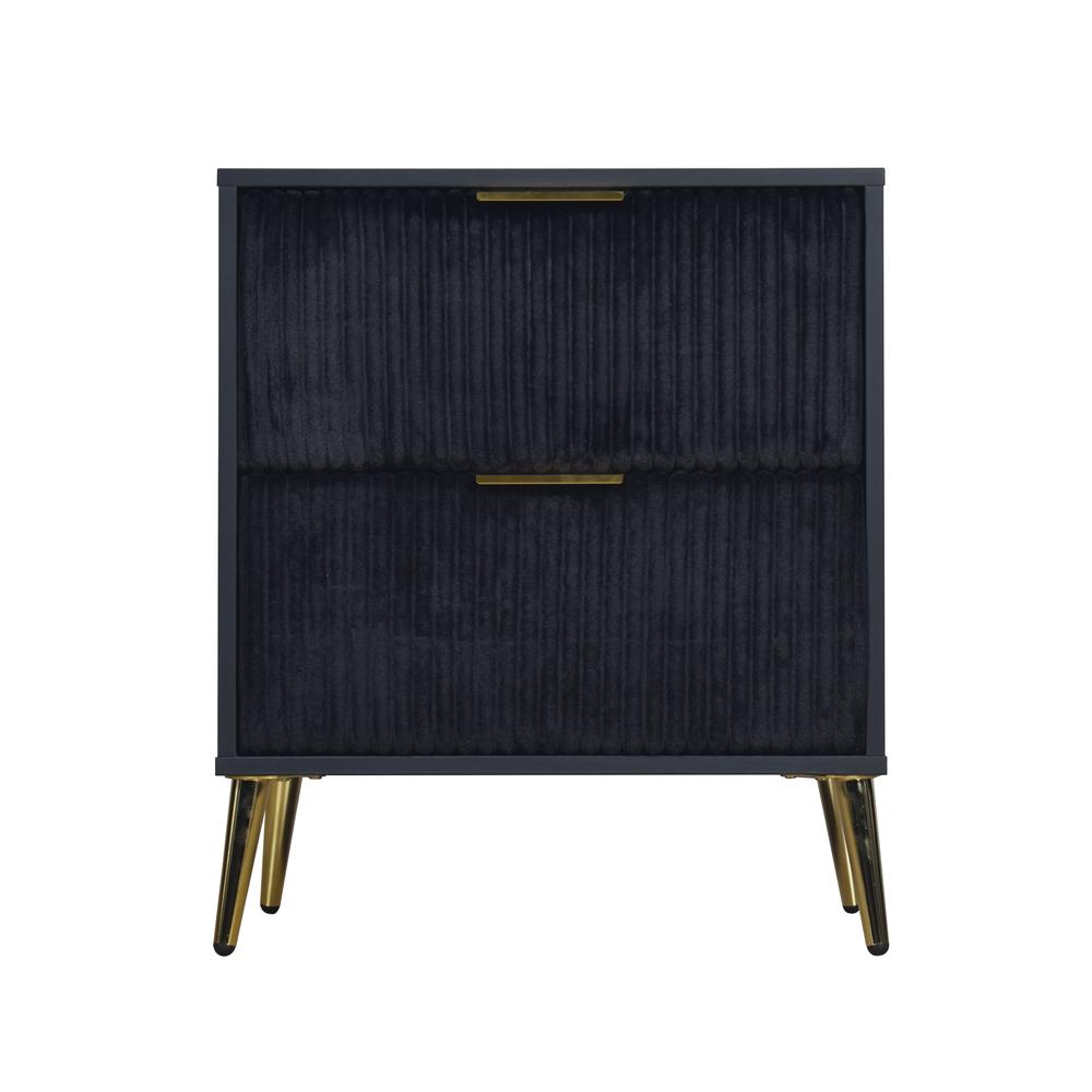 Kailani Nightstand- Black. Picture 2