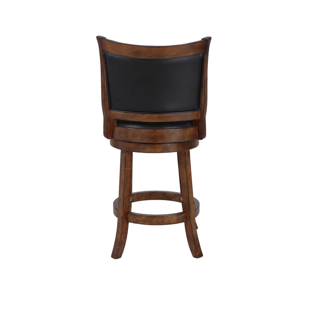 Furniture Bristol 24" Solid Wood Counter Stool in Brown. Picture 3