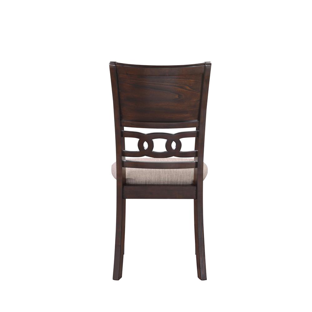Gia Cherry Wood Dining Chair with Fabric Seat (Set of 4). Picture 5