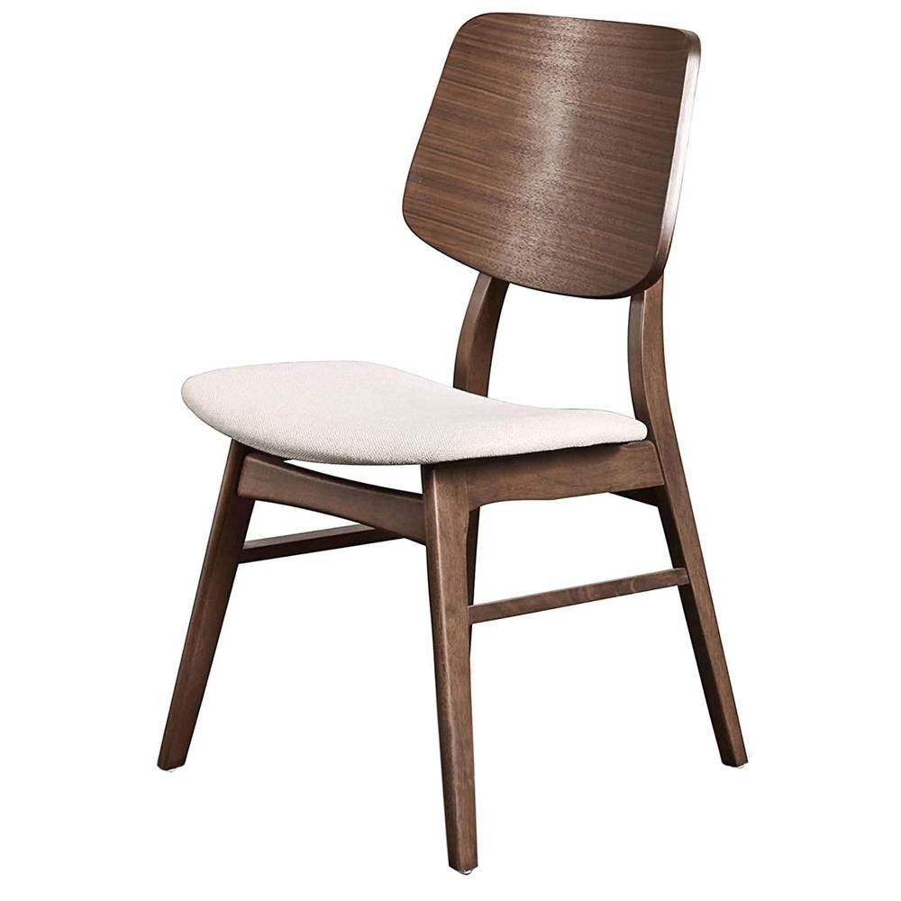 Oscar Walnut Solid Wood Dining Chair (Set of 4). Picture 2