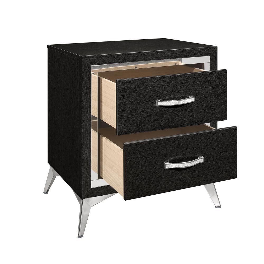 Huxley Nightstand-Black. Picture 4