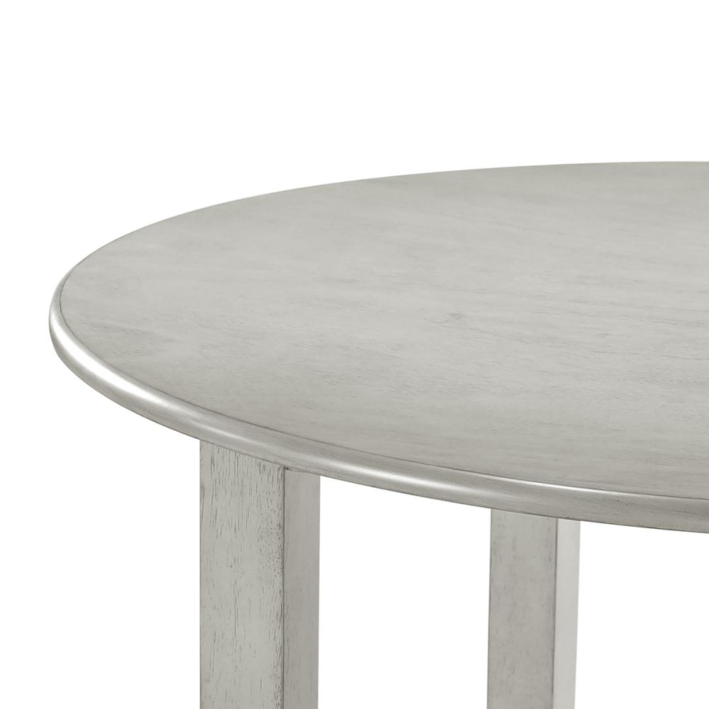 Furniture Pascal 47" Wood Round Dining Table in Driftwood. Picture 5