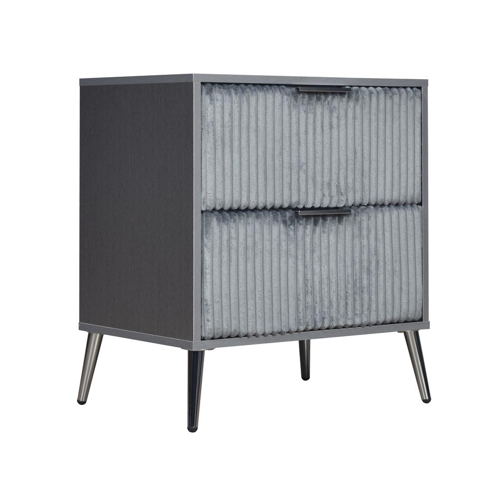 Kailani Nightstand- Gray. Picture 1