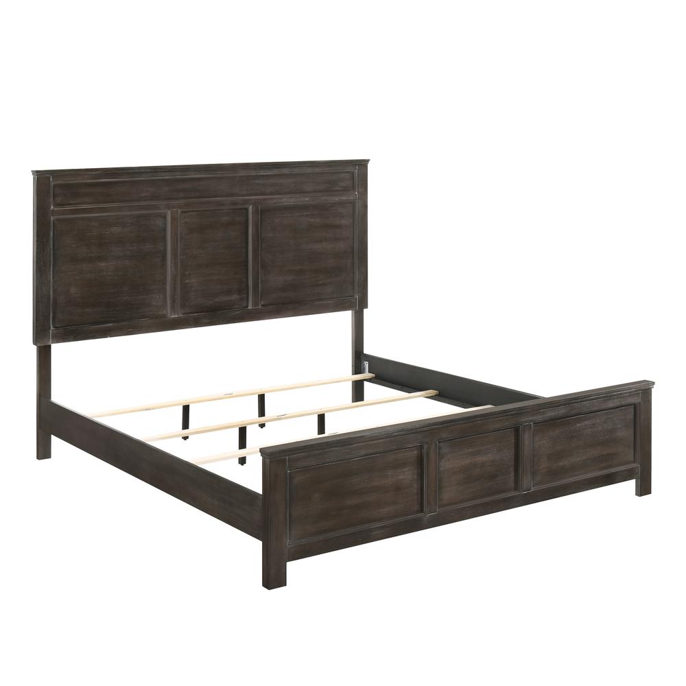 Furniture Andover Contemporary Solid Wood 6/0 Wk Bed in Nutmeg. Picture 2