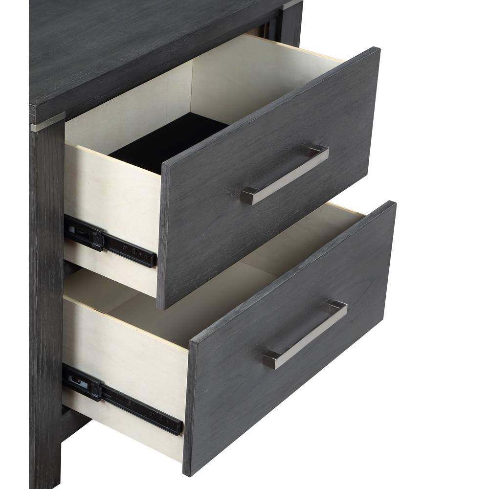 Odessa Nightstand-Charcoal. Picture 6