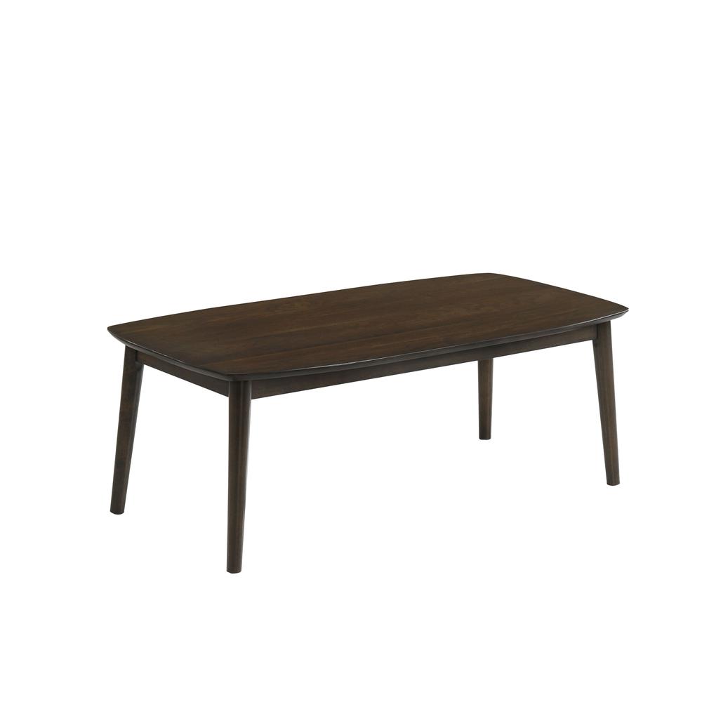Furniture Felix Wood Coffee Table in Dark Walnut. Picture 1