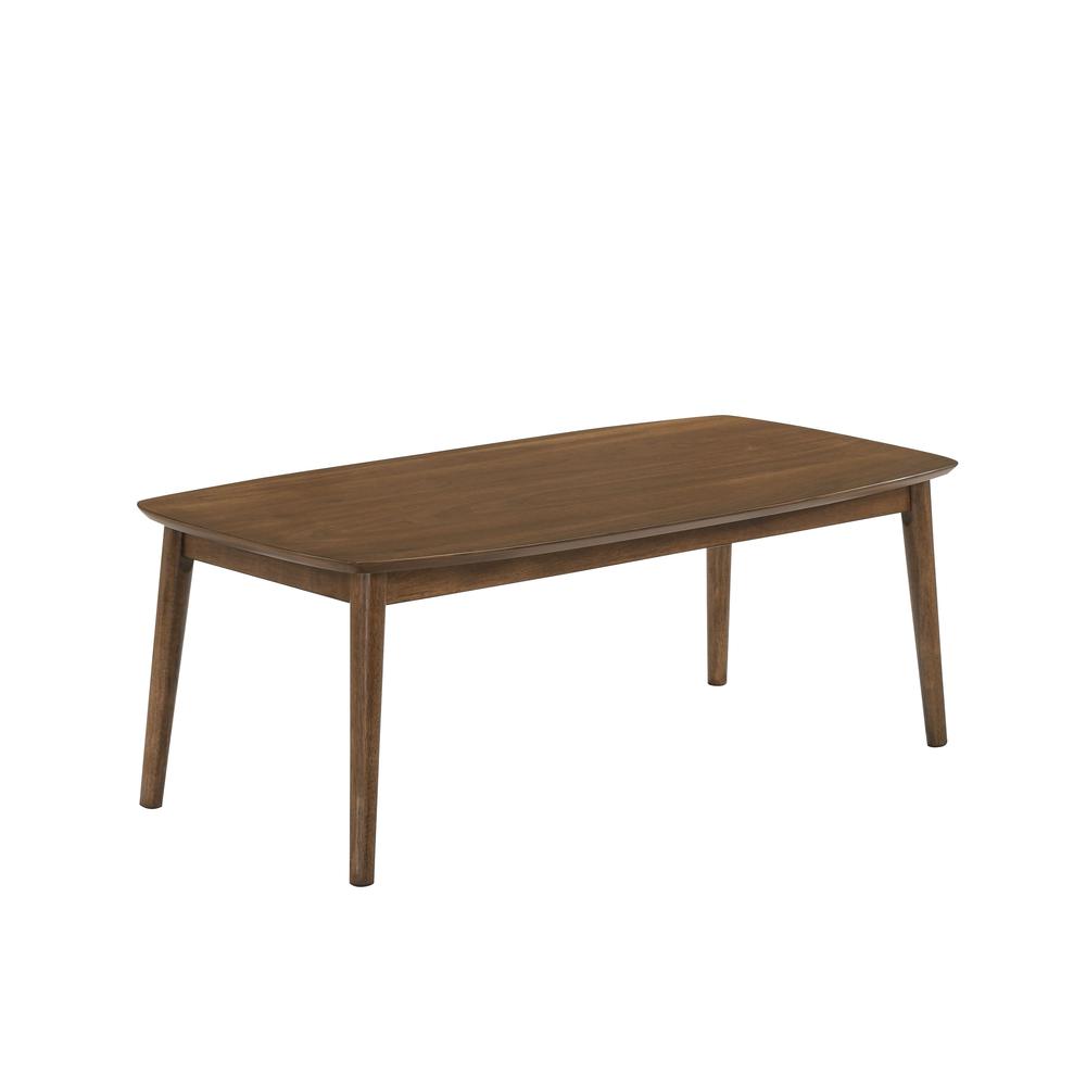 Furniture Felix Wood Coffee Table in Natural Walnut. Picture 1