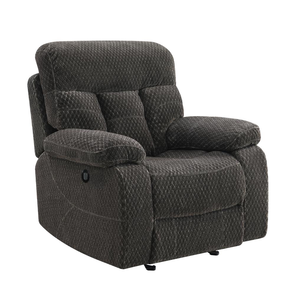Bravo  Glider Recliner W/ Pwr Fr-Charcoal. Picture 1