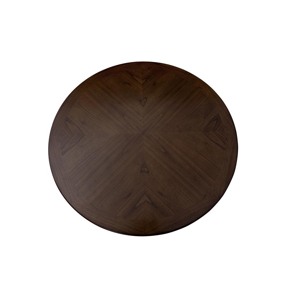 Furniture Bixby Solid Wood Counter Dining Table in Espresso. Picture 3