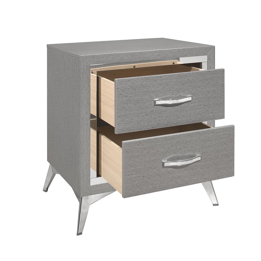 Huxley Nightstand-Gray. Picture 4