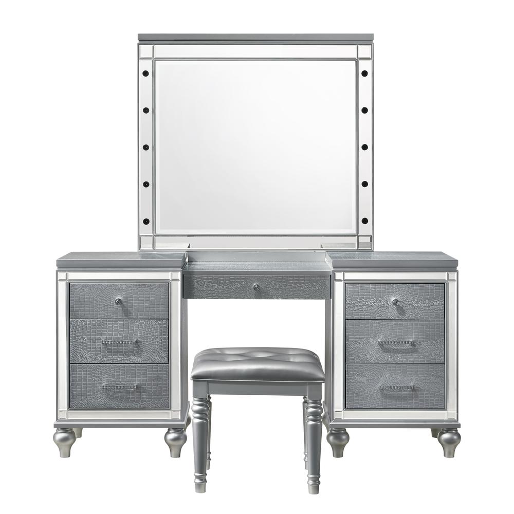 Valentino Vanity Table-Silver. Picture 2